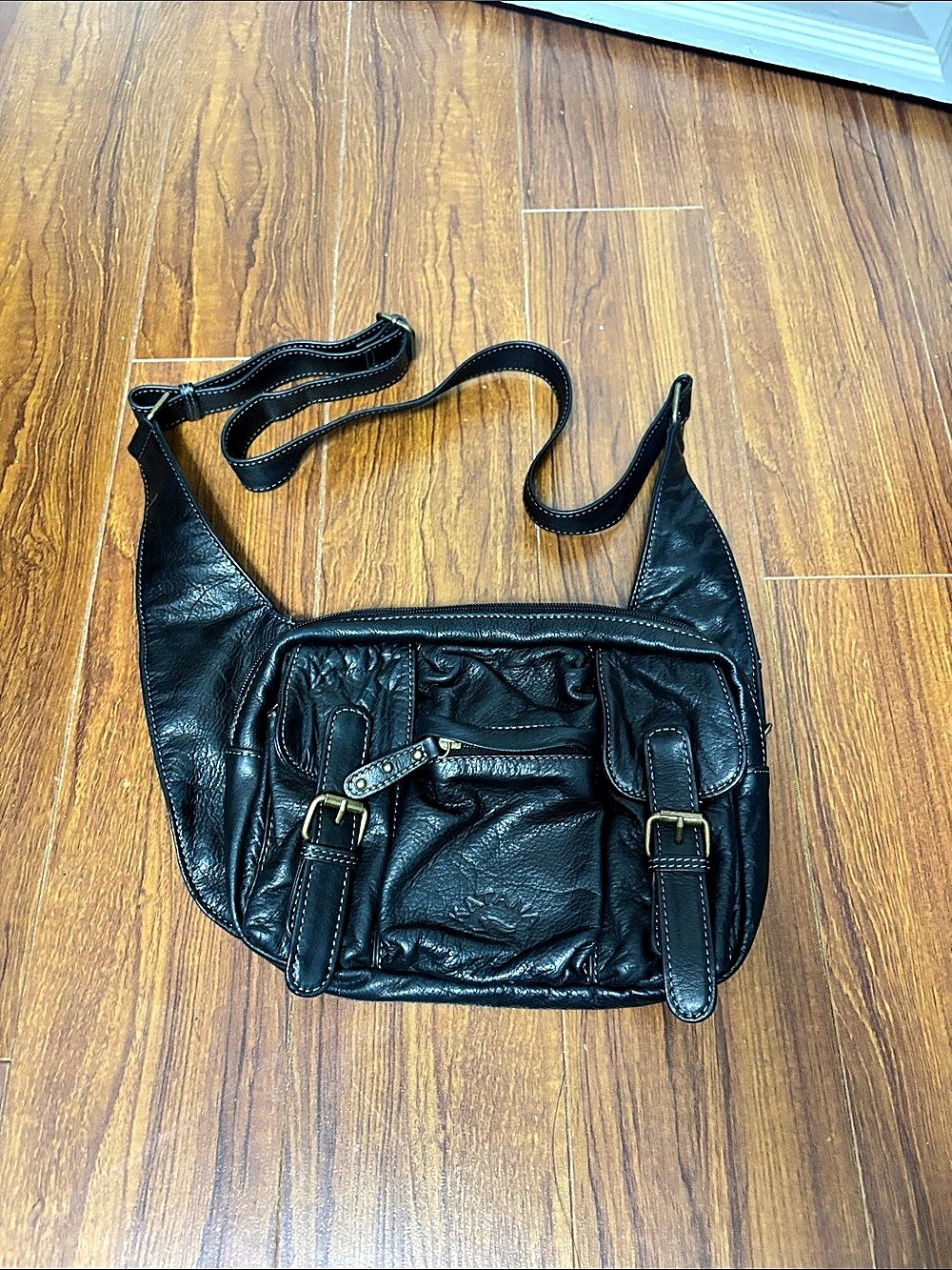 KATANARY Hobo Shoulder Bag in Black